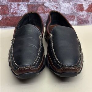 Men's Black and Brown Loafers box 16